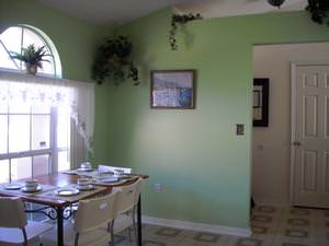 Kitchen and dining area